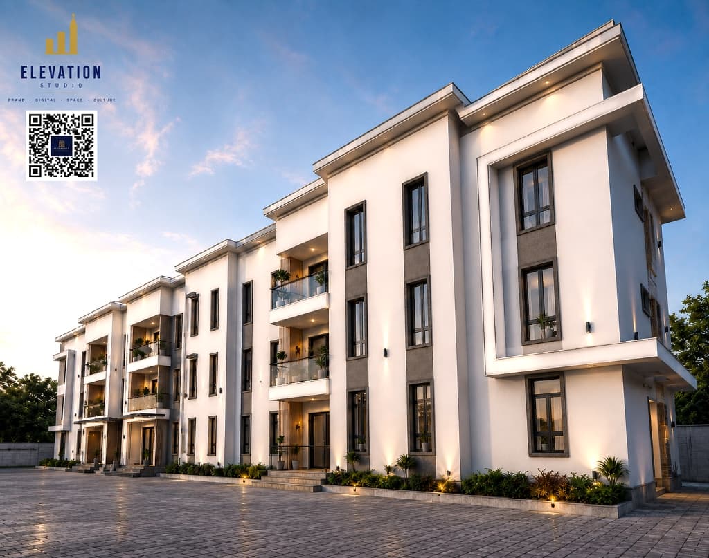 Sprawling Multi-Family Residential Block